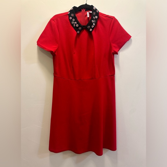 Elle beaded collared dress - Picture 1 of 3